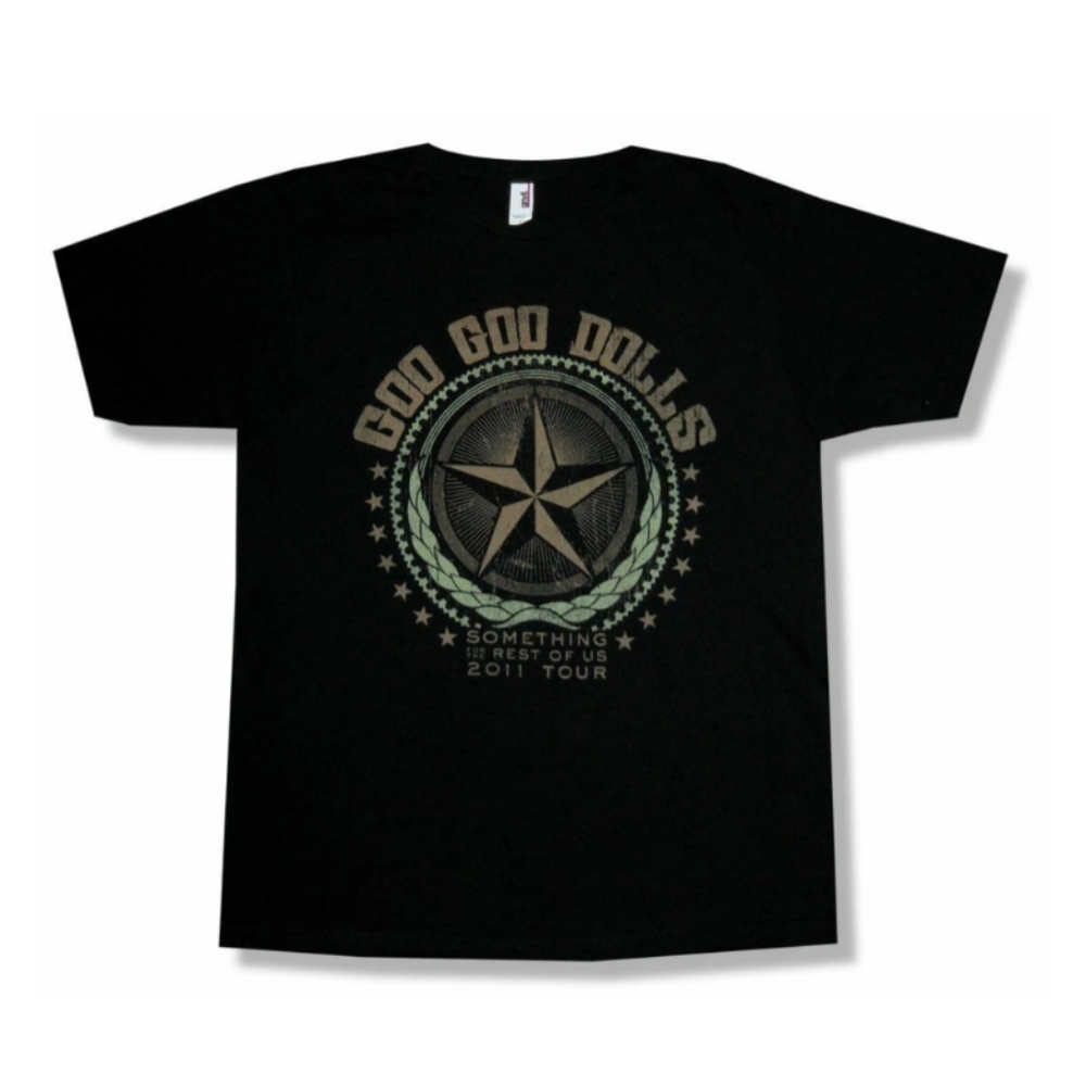 Rare! Goo Goo Dolls 2011 Canada Tour T-Shirt Something For The Rest Of Us Album